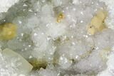 Keokuk Quartz Geode with Calcite Crystals - Iowa #144699-2